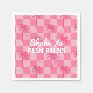 Palm Springs Party Shake Ya Palm Palm Servietten