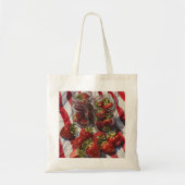 Palm Springs Pink House Tote Bag | Retro-Wüste Tragetasche (Vorne)