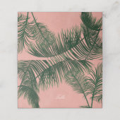 Palm Springs Platzkarten (Außenseite Aufgefaltet)