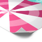 Palm Springs Pool Party Pink Adult Birthday Poster (Ecke)