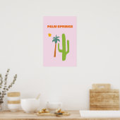 Palm Springs Poster (Küche)