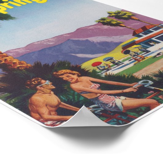 Palm Springs Poster (Ecke)