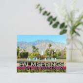 Palm Springs Postkarte (Stehend Vorderseite)