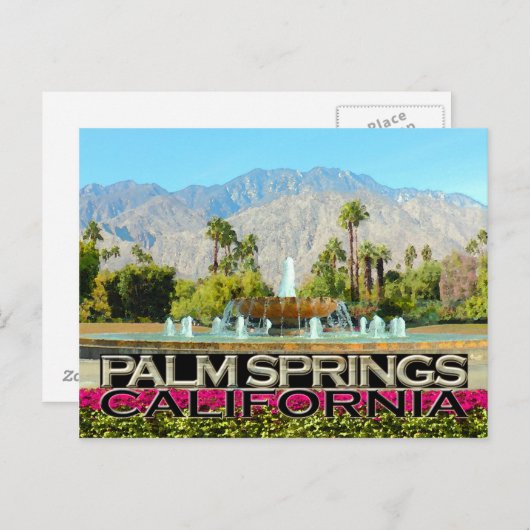 Palm Springs Postkarte (Vorne/Hinten)