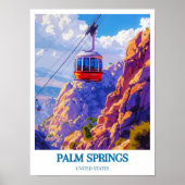 Palm Springs Print - Palm Springs Aerial Tramway  Poster (Vorne)