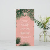 Palm Springs Programmkarte Save The Date (Stehend Vorderseite)