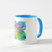 Palm Springs Quadro Seasons Tasse (VorderseiteRechts)