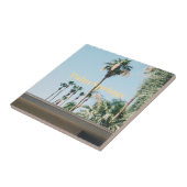 Palm Springs Reiseandenken Fliese (Seite)