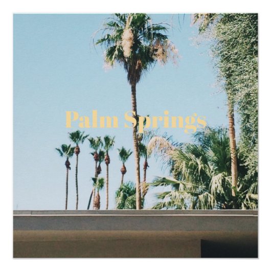 Palm Springs Reiseandenken Poster (Vorderseite)