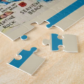 Palm Springs Retro-Karte 8x10 Puzzle (Seite)