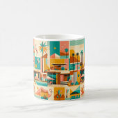 Palm Springs Retro Vibes Coffee Cup Kaffeetasse (Mittel)
