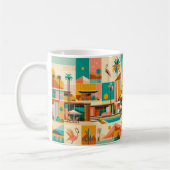 Palm Springs Retro Vibes Coffee Cup Kaffeetasse (Links)