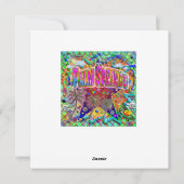 Palm Springs-Risikofaktor-Karte Feiertagskarte (Rückseite)