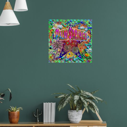 Palm Springs Risikofaktor Poster (Wohnzimmer 1)