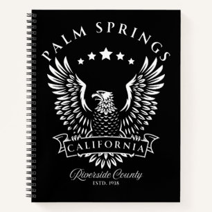 Palm Springs Riverside Landkreis Kalifornien Vinta Notizblock