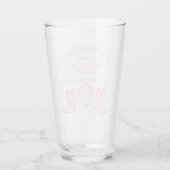 Palm Springs Social Club | Bachelorette Glas (Rückseite)