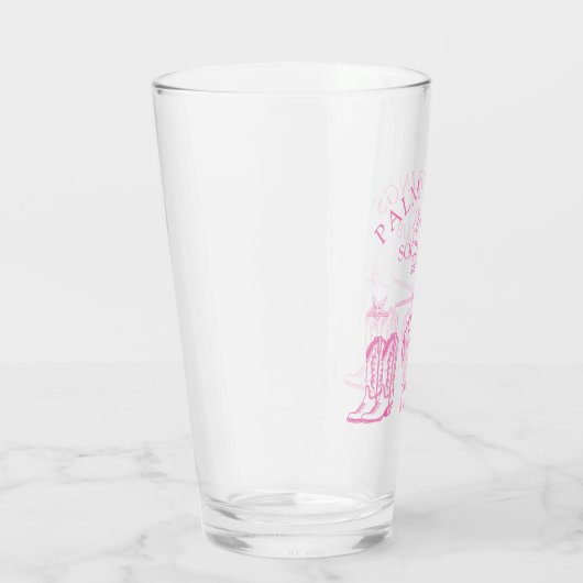 Palm Springs Social Club | Bachelorette Glas (Rechts)