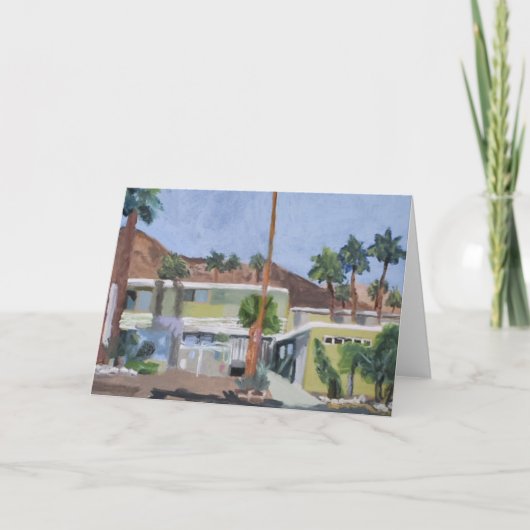 Palm Springs Style Karte (Vorderseite)