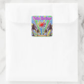 Palm Springs Summer Liebe Sticker (Tasche)
