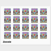 Palm Springs Summer Liebe Sticker (Blatt)