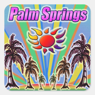 Palm Springs Summer Liebe Sticker