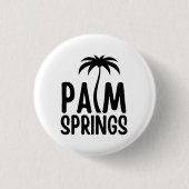 Palm Springs T - Shirt Button (Vorderseite)