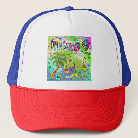Palm Springs Timeless Melody Hat Truckerkappe (Vorderseite)