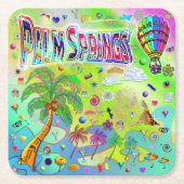 Palm Springs Timeless Melody Untersetzer (Vorderseite)