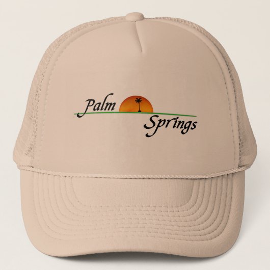 Palm Springs Truckerkappe (Vorderseite)