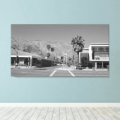 Palm Springs Uptown Design District 45" x 24" Leinwanddruck (Insitu (Holzboden))