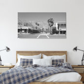 Palm Springs Uptown Design District 45" x 24" Leinwanddruck (Insitu (Schlafzimmer))