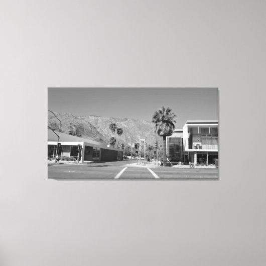 Palm Springs Uptown Design District 45" x 24" Leinwanddruck (Vorderseite)