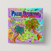 Palm Springs Vacation Target Button (Vorderseite)