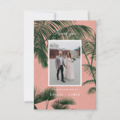 Palm Springs Vielen Dank Dankeskarte (Vorderseite)