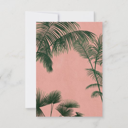 Palm Springs Vielen Dank Dankeskarte (Rückseite)