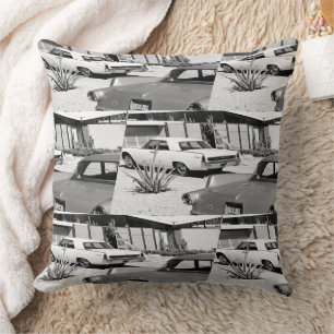 Palm Springs Vintag MCM Print Kissen