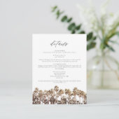 PALM SPRINGS Vintage Palmbaume Details Karte (Stehend Vorderseite)