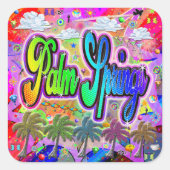 Palm Springs Vista Express Sticker (Vorderseite)