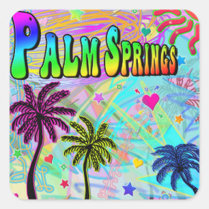 Palm Springs Vivid Romance Sticker