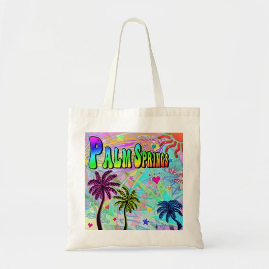 Palm Springs Vivid Romance Tote Bag Tragetasche (Vorne)