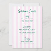 Palm Springs vor dem Rings Bachelorette Einladung (Rückseite)