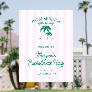 Palm Springs vor dem Rings Bachelorette Empfang Poster