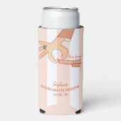 Palm Springs Vor dem Rings Bachelorette Selters Dosenkühler (Seltzer Vorderseite)