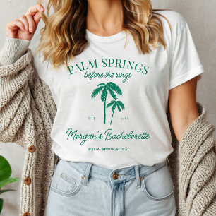 Palm Springs vor den Ringen Junggesellinnenabschie Tri-Blend Shirt