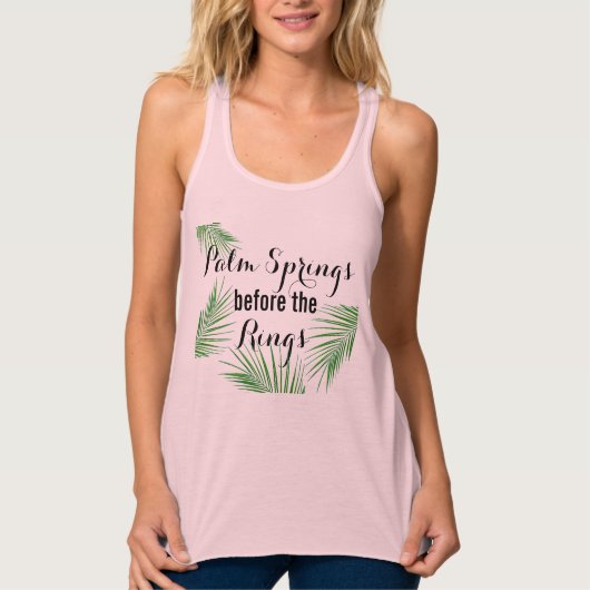 Palm Springs vor den Rings Tank Top (Vorderseite)