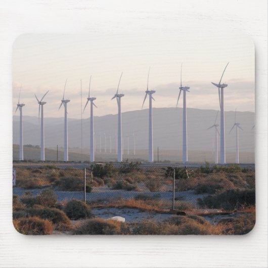 Palm Springs Windmühlen-Mauspad Mousepad (Vorne)