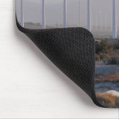 Palm Springs-Windmühlen Mousepad (Ecke)