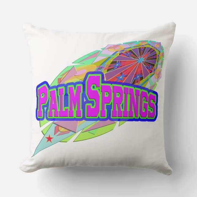 "Palm Springs" Zukünftiges Pillow Kissen (Vorderseite)