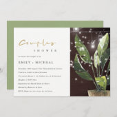 PALM STARRY NIGHT MASON JAR COUPLES SHOWITE DANKESKARTE (Vorne/Hinten)