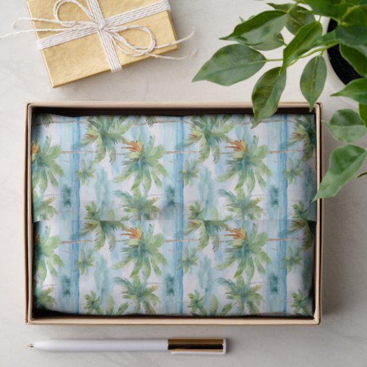 Palm Summer Tissue Paper Seidenpapier (Geschenk)